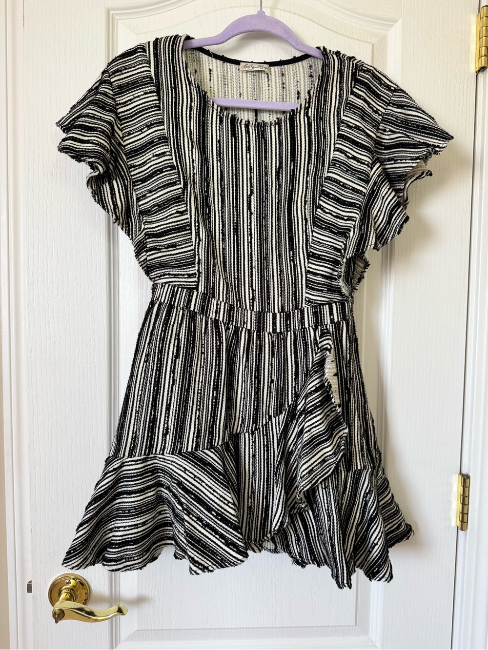 LoveShackFancy Natasha Dress Black and White Size 2